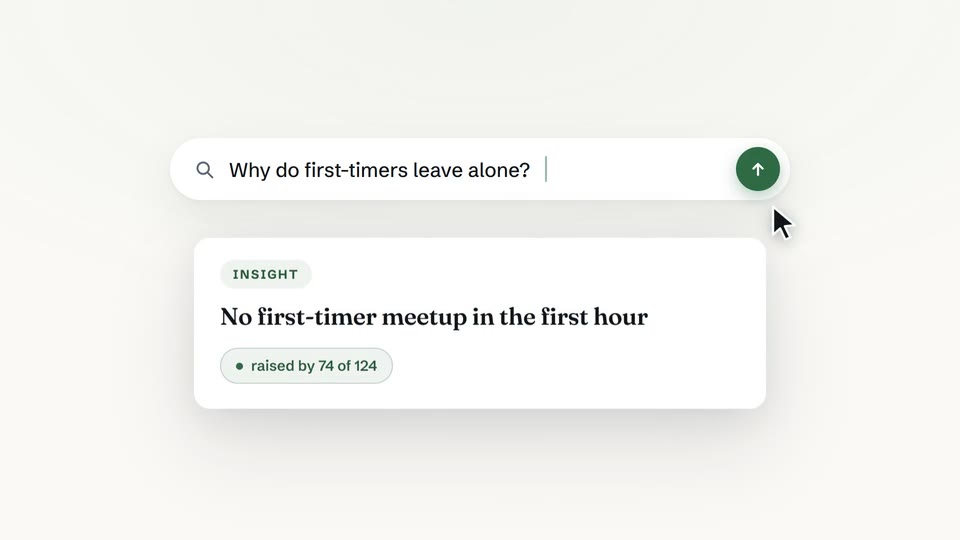 Type a question, get an insight