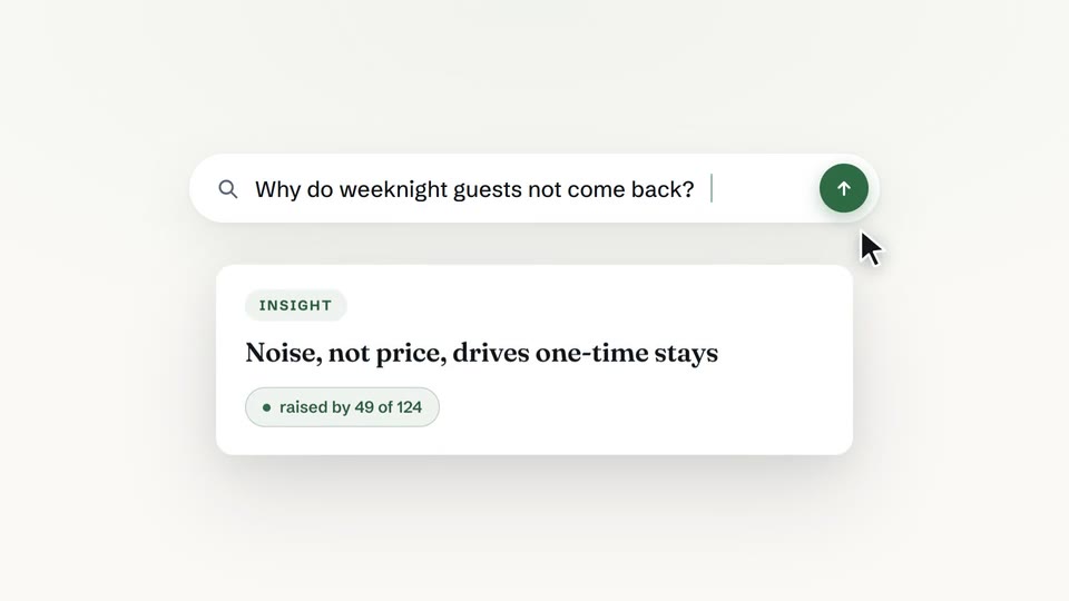 Type a question, get an insight