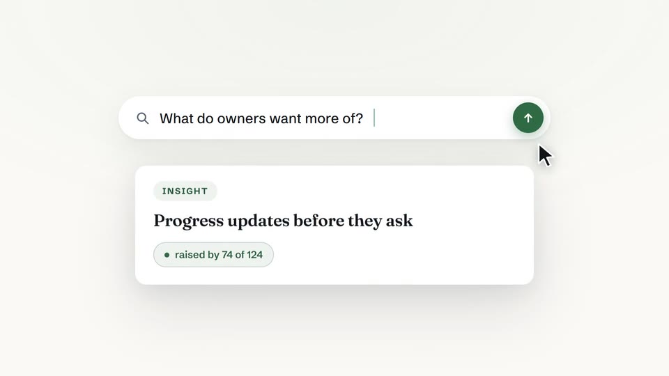 Type a question, get an insight