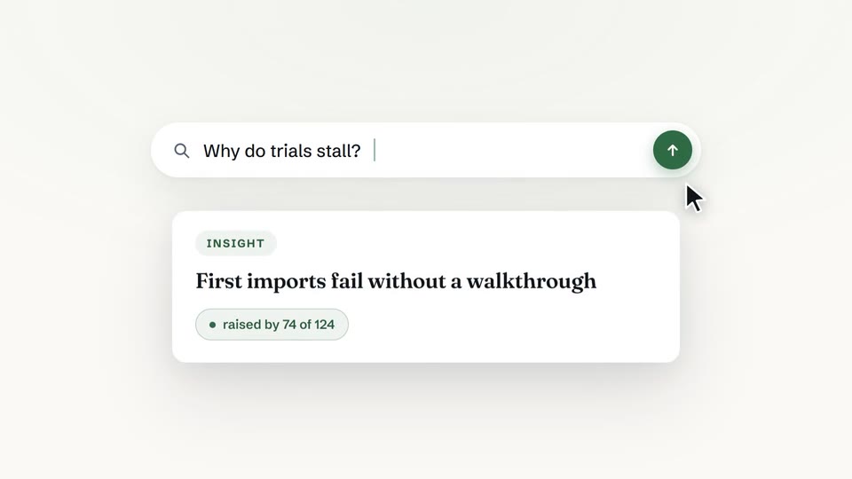 Type a question, get an insight