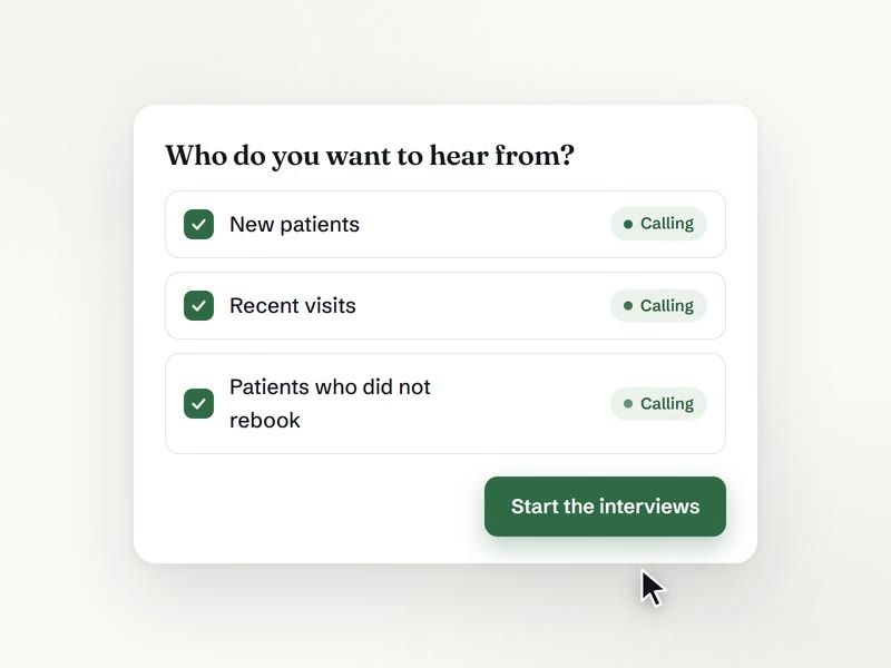 A cohort ticks itself and the calls start
